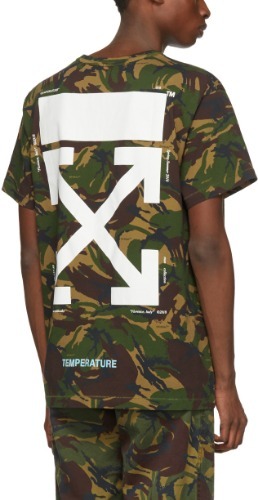 OFF-WHITE CAMOUFLAGE ARROWS S/S T-SHIRT