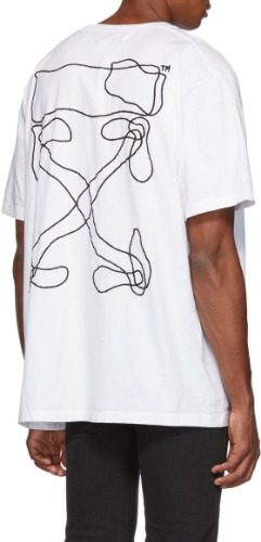 OFF-WHITE ABSTRACT ARROWS S/S OVER T-SHIRT WHITE