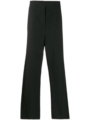 LEMAIRE PLEATED DRAWSTRING PANTS BLACK