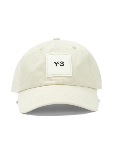 Y-3 SQUARE LABEL CAP CLEAR BROWN