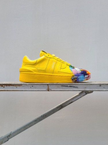 GALLERY DEPT. x LANVIN PAINTED CLAY LOW SNEAKERS YELLOW (WOMEN)