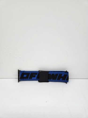 OFF-WHITE iWATCH INDUSTRIAL BELT BAND BLUE (42/44)