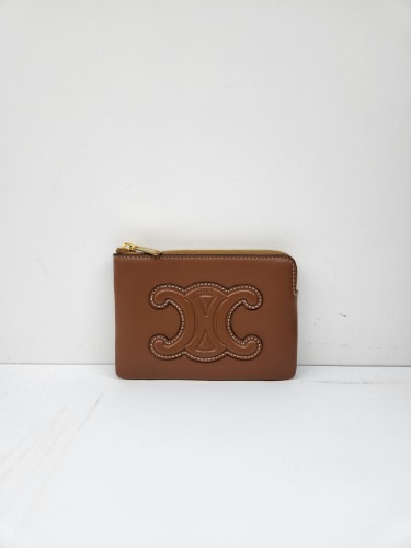 CELINE COIN &amp; CARD POUCH WITH HOOK