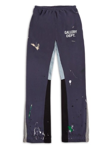 GALLERY DEPT. PAINTED FLARE SWEATPANTS NAVY