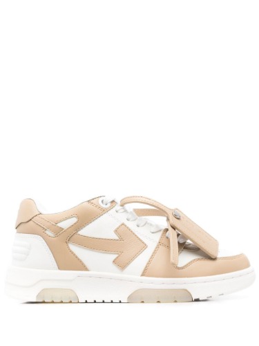 OFF-WHITE OOO OUT OF OFFICE SNEAKERS WHITE &amp; SAND (WOMEN)