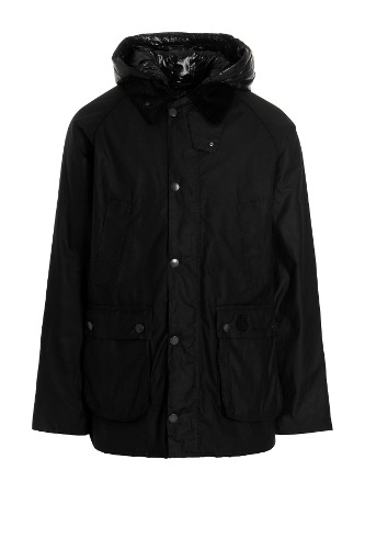 2 MONCLER 1952 x BARBOUR. WIGHT WAXED JACKET