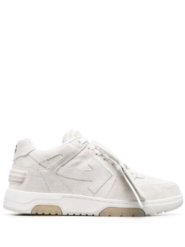 OFF-WHITE OOO OUT OF OFFICE VINTAGE SUEDE SNEAKERS WHITE