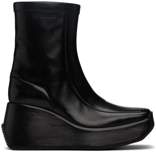 RAF SIMONS ANKLE BOOTS WITH PLATFORM SOLE (WOMEN)