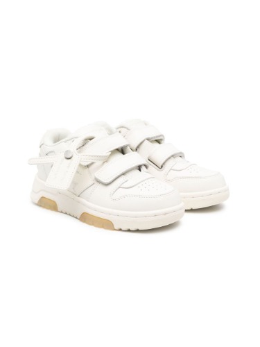 OFF-WHITE KIDSOOO OUT OF OFFICE STRAPS SNEAKERS WHITE (BOY)