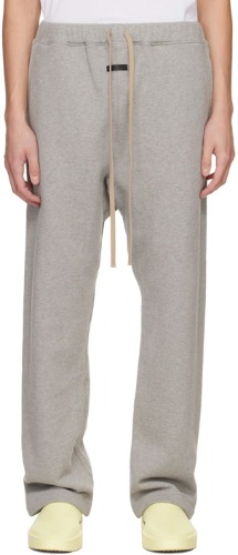 FEAR OF GOD THE ETERNAL COLLECTION FLEECE RELAXED SWEATPANTS WARM HEATHER GREY