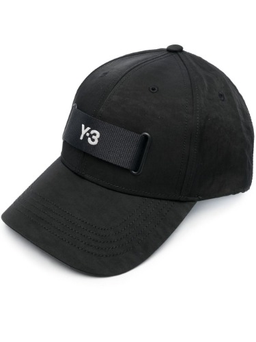 Y-3 WEBBING CAP BLACK