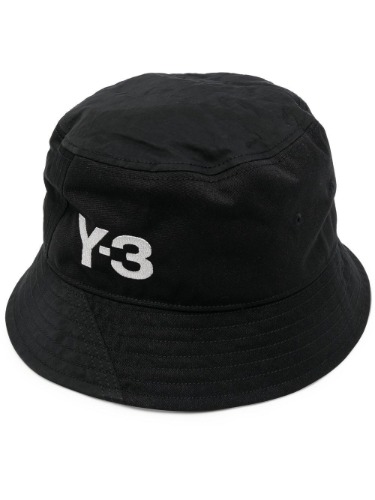 Y-3 BUCKET HAT BLACK