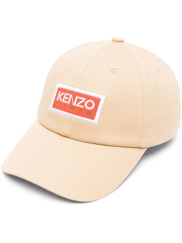 KENZO LOGO BASEBALL CAP BEIGE