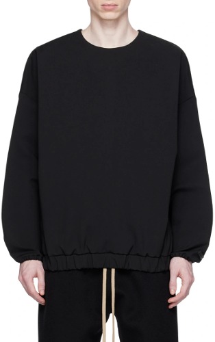 FEAR OF GOD THE ETERNAL COLLECTION ETERNAL VISCOSE TRICOT CREWNECK BLACK
