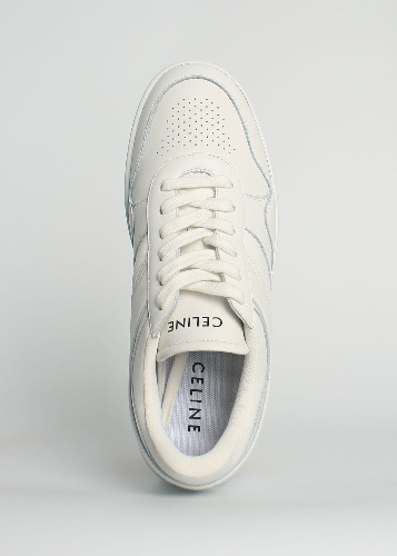 CELINE LOW LACE-UP SNEAKERS OPTIC WHITE