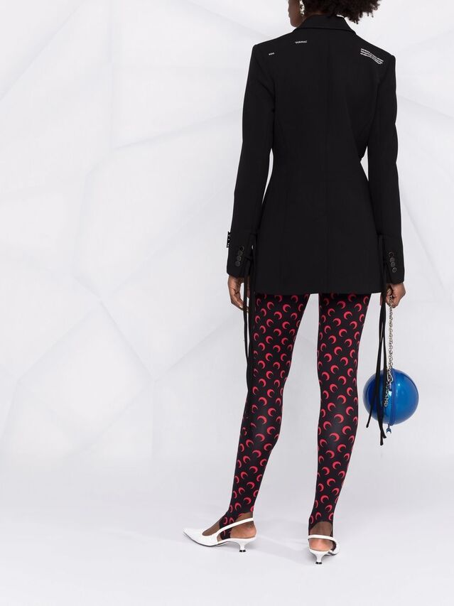 Buy Marine Serre Fuseaux Moon Leggings 'All Over Moon Red' - P111ICONWSS22  JERPA0001 02
